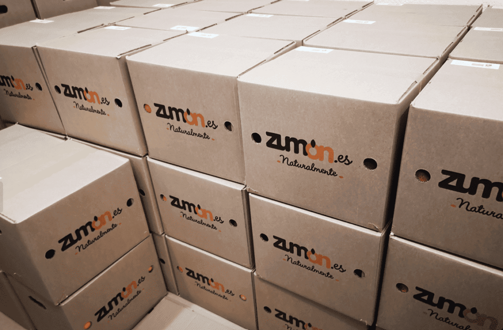cajas-zumón Cajas de Zumón almacenadas